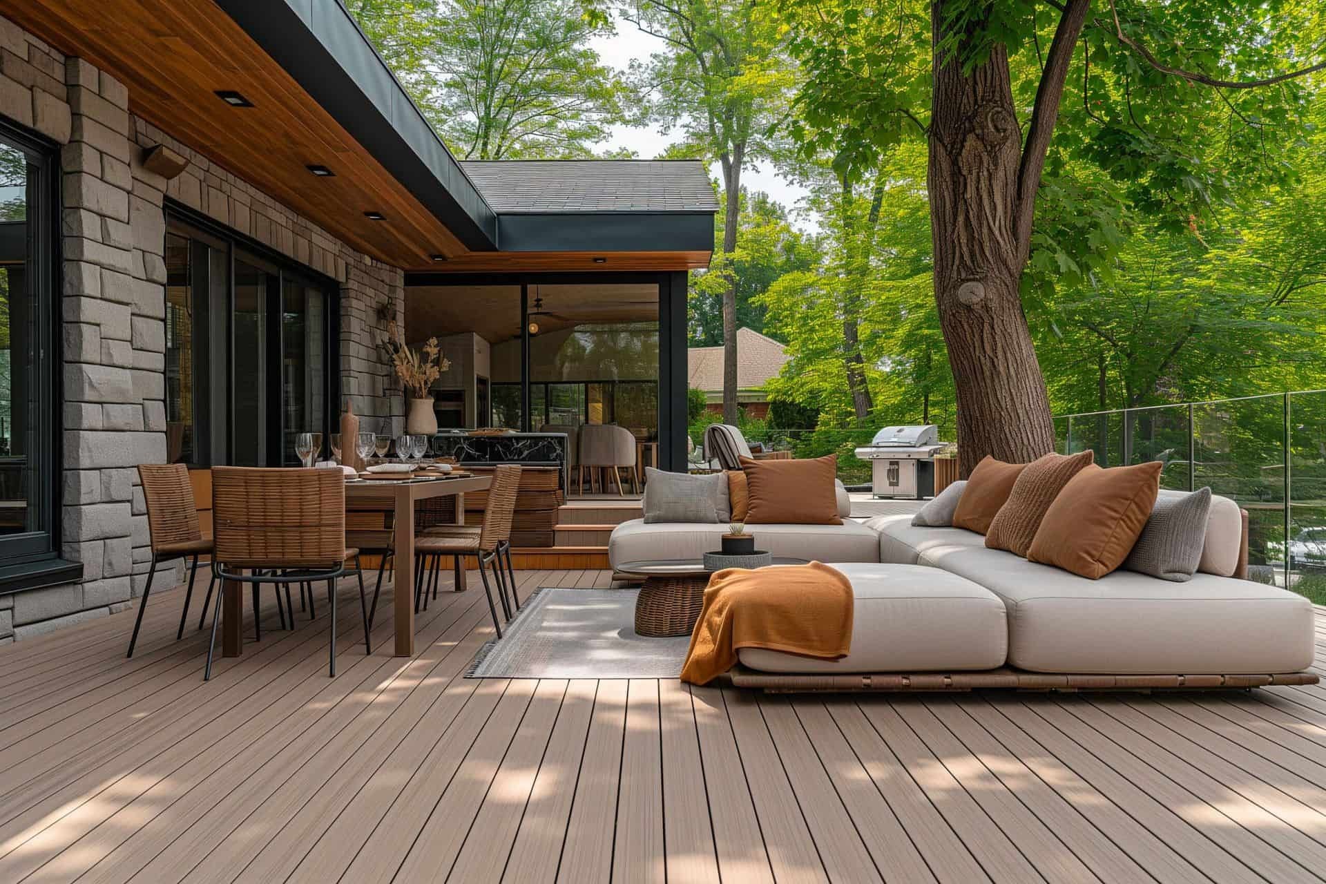 Patio en composite