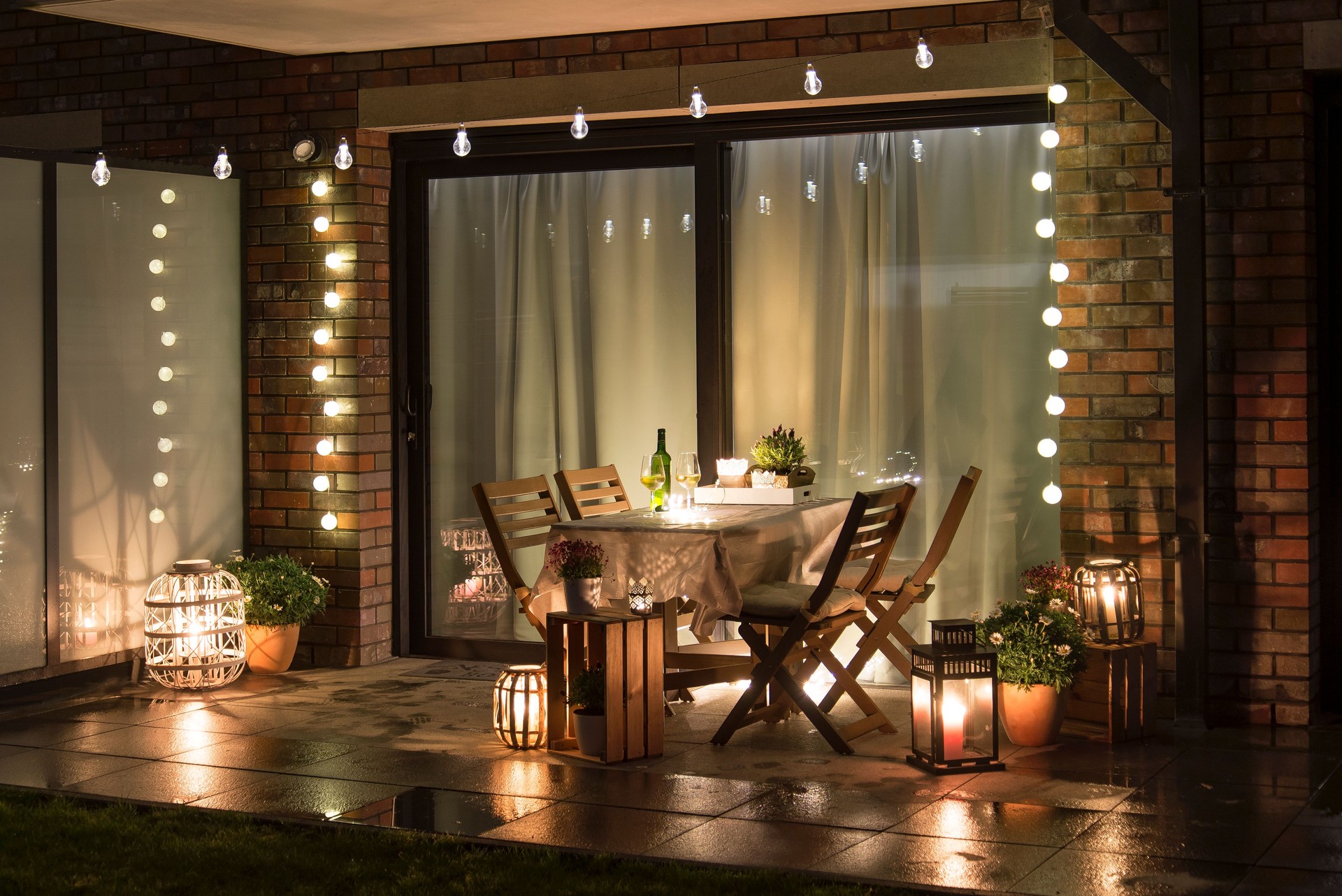 éclairage de patio et terrasse